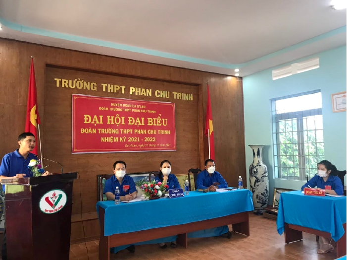 Huyện đoàn Ea H’Leo chỉ đạo tổ chức thành công Đại hội đoàn các trường THPT nhiệm kỳ 2021 – 2022